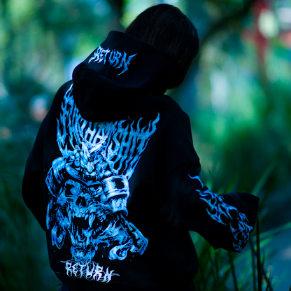 Hoodie Ice Chrome Cat Ronin