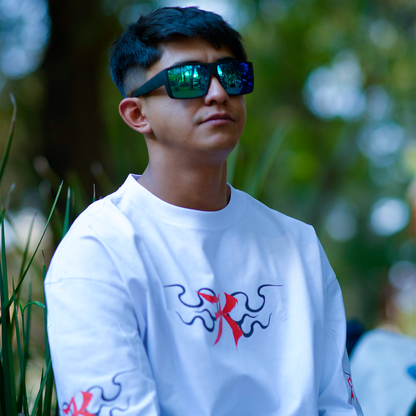 Playera Oversize Prime Black Fire Cat