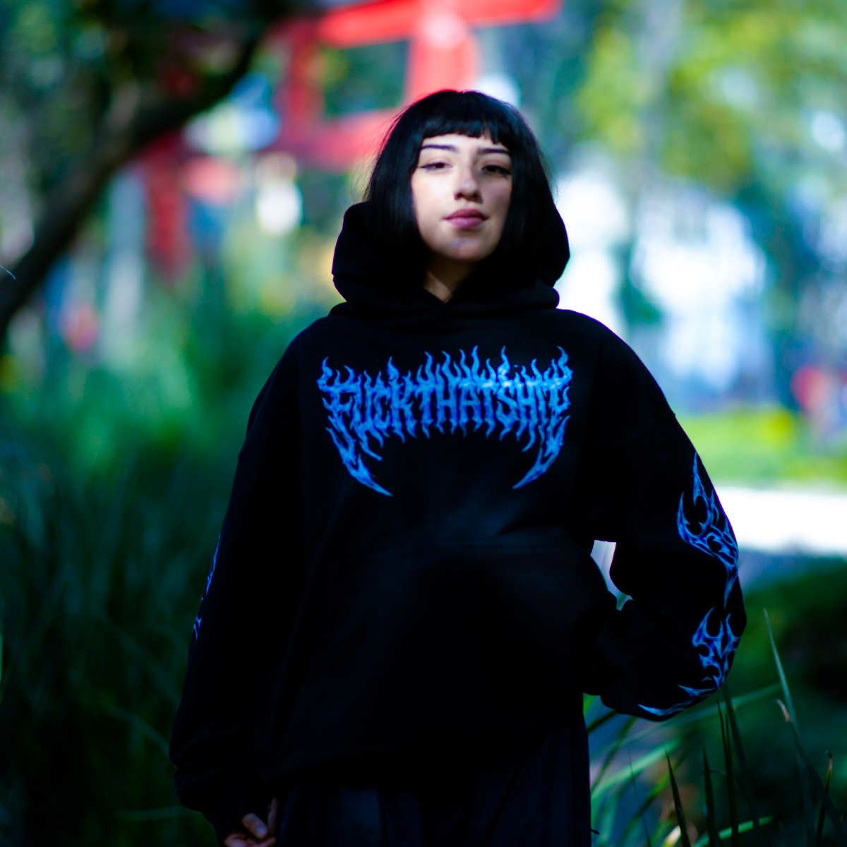 Hoodie Ice Chrome Cat Ronin