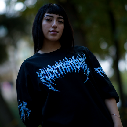 Playera Oversize Prime Cat Ronin Chrome