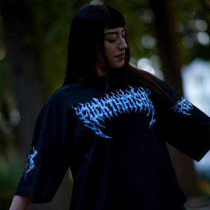 Playera Oversize Prime Cat Ronin Chrome