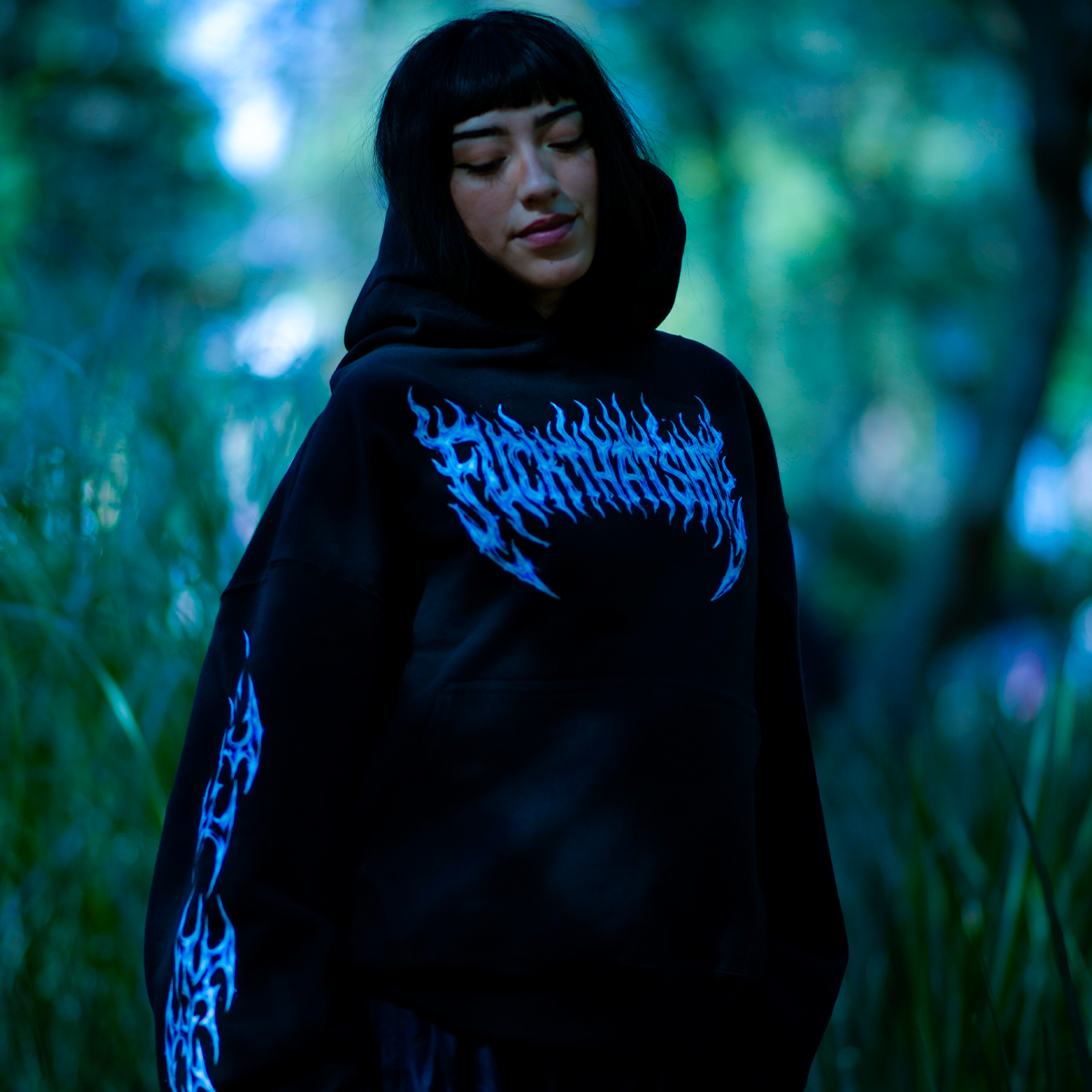 Hoodie Ice Chrome Cat Ronin