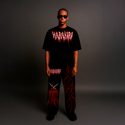 Playera Prime Harakiri Red Demon Skull