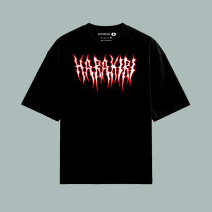 Playera Prime Harakiri Red Demon Skull