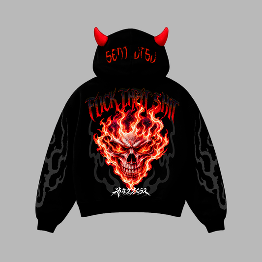 Hoodie Prime Con Cuernos HELLBORN