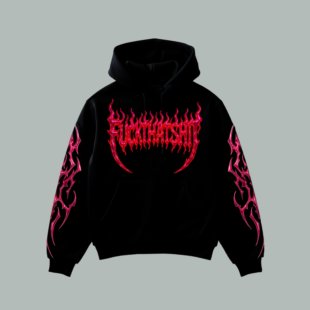 Hoodie Iconic Fire Skull
