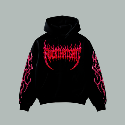 Hoodie Iconic Fire Skull