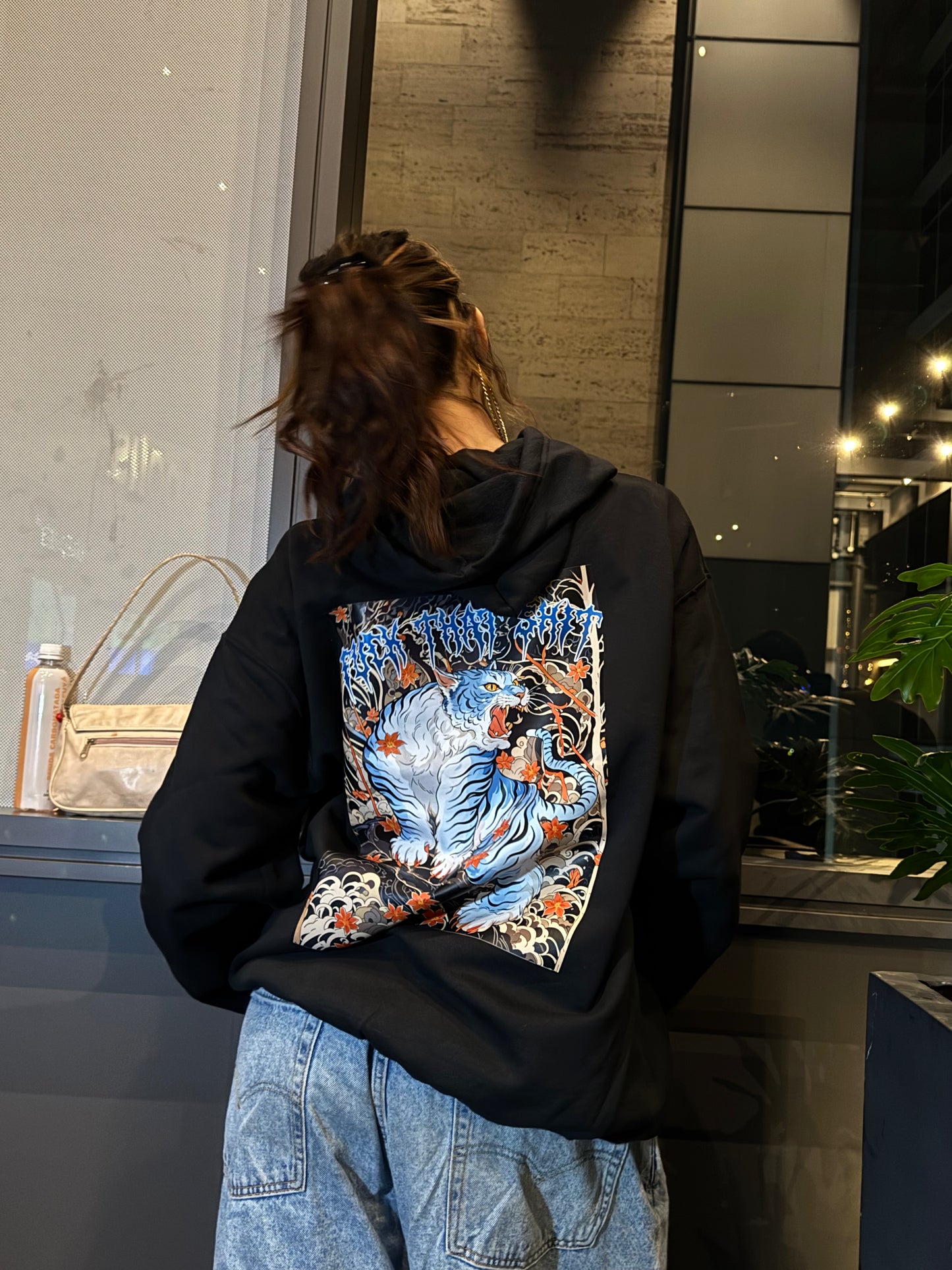 Hoodie New Tigre Blue Neo Streetwear