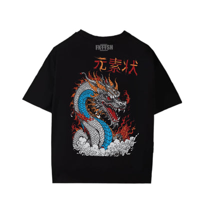 Playera Oversize The Dragón Hydro Elemental