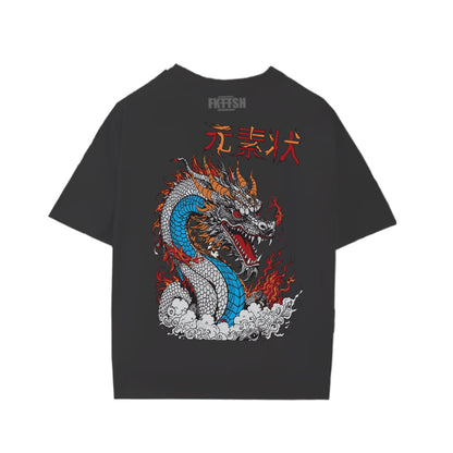 Playera Oversize The Dragón Hydro Elemental