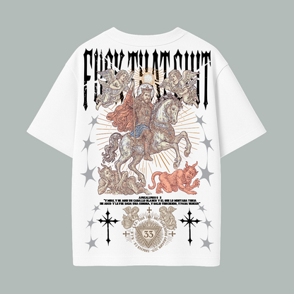 Playera Ultra Prime Jesus White Rider