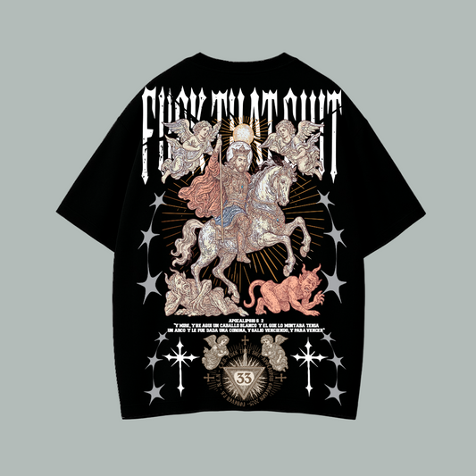 Playera Ultra Prime Jesus White Rider