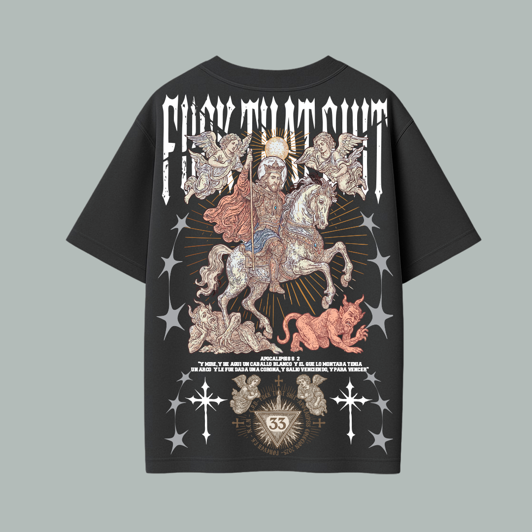 Playera Ultra Prime Jesus White Rider