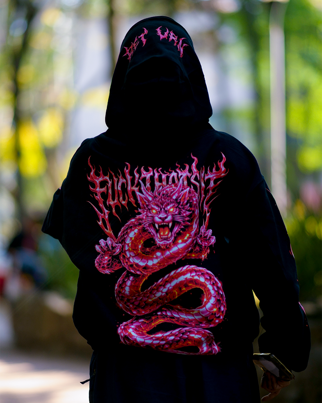 Hoodie Retun Dragon Rose