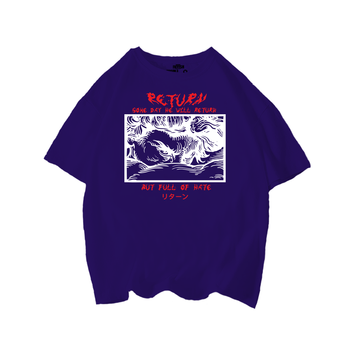 Playera Oversize Lucifer