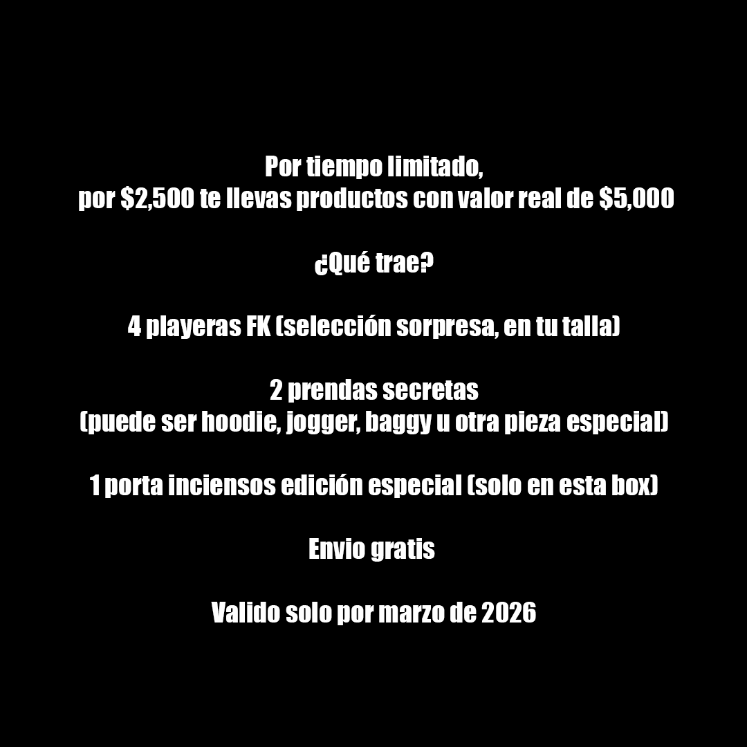 Mystery Box Meega box