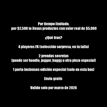 Mystery Box Meega box