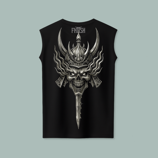Playera Sin Manga Samurai Chrome