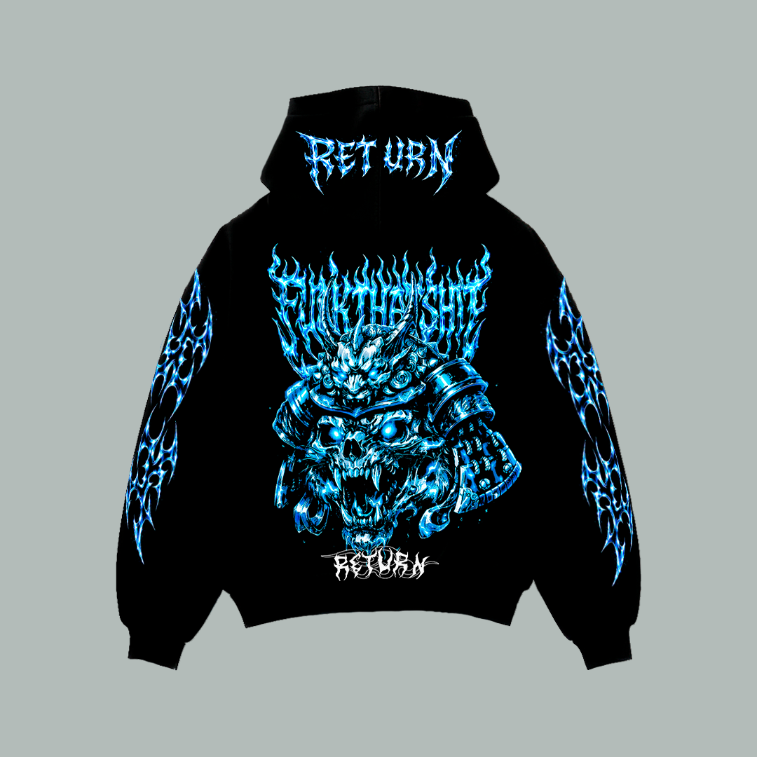 Hoodie Ice Chrome Cat Ronin