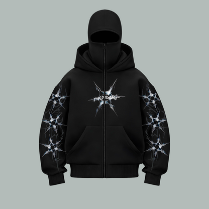 Hoodie Balaclava Shuriken Star
