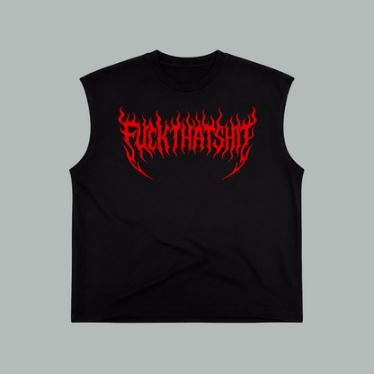 Playera Sin Mangas Prime Skull Flame