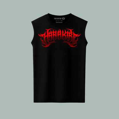 Playera Sin Manga Skull Harakiri