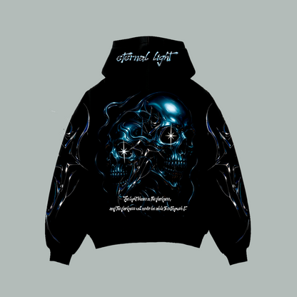 Hoodie Two Skulls Eternal Light