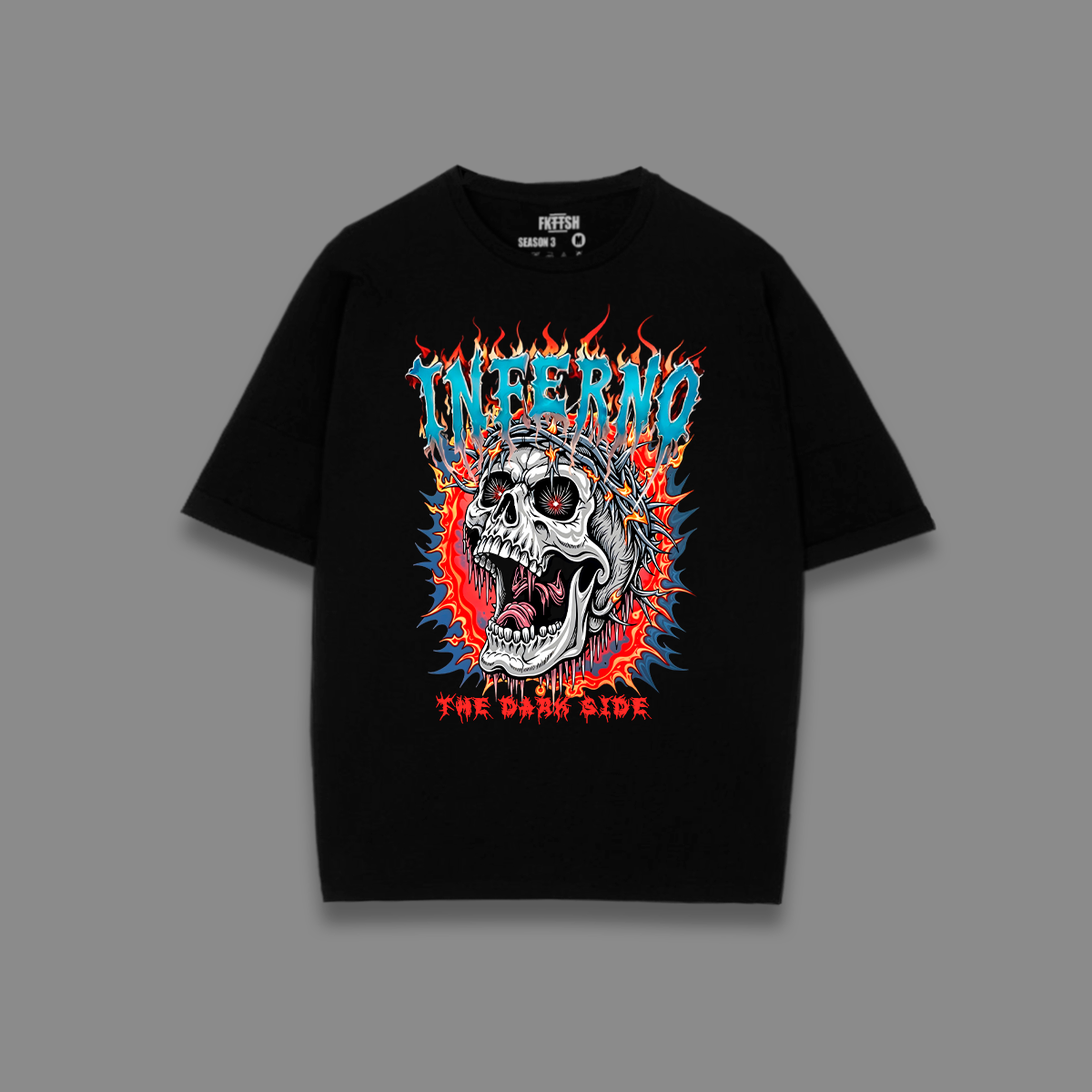 PLAYERA CALAVERA INFERNO