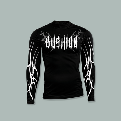 Playera Compresion Yu Flame Manga Larga Moda Urabana