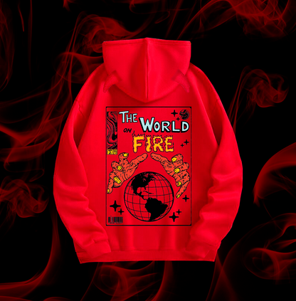 Sudadera Con Cuernos The World on Fire