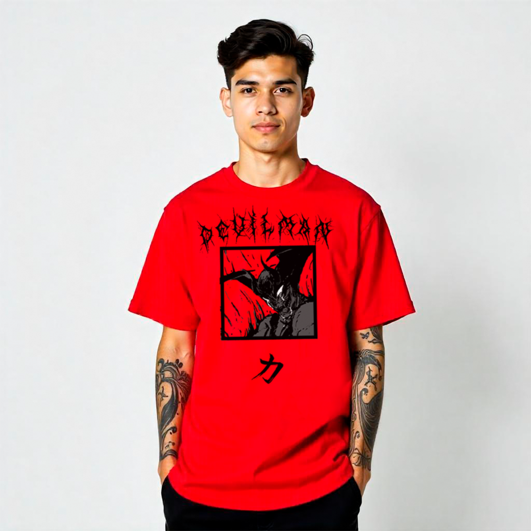 PLAYERA DEVILMAN CLASICA OVERSIZE