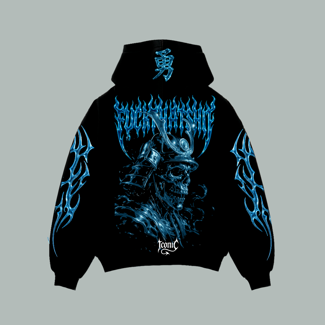 Hoodie Iconic Ice Chrome Samurai