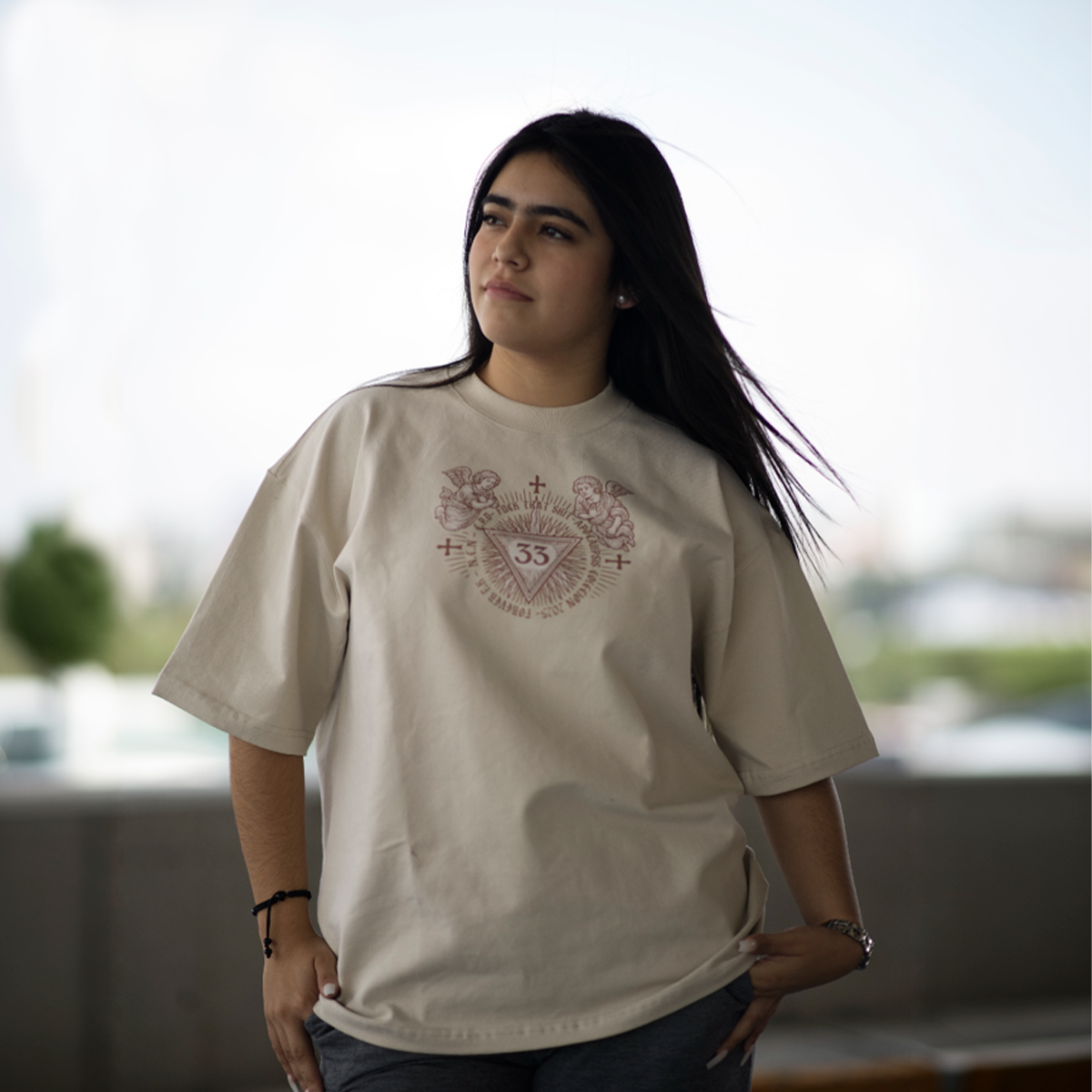 Playera Ultra Prime Jesus White Rider