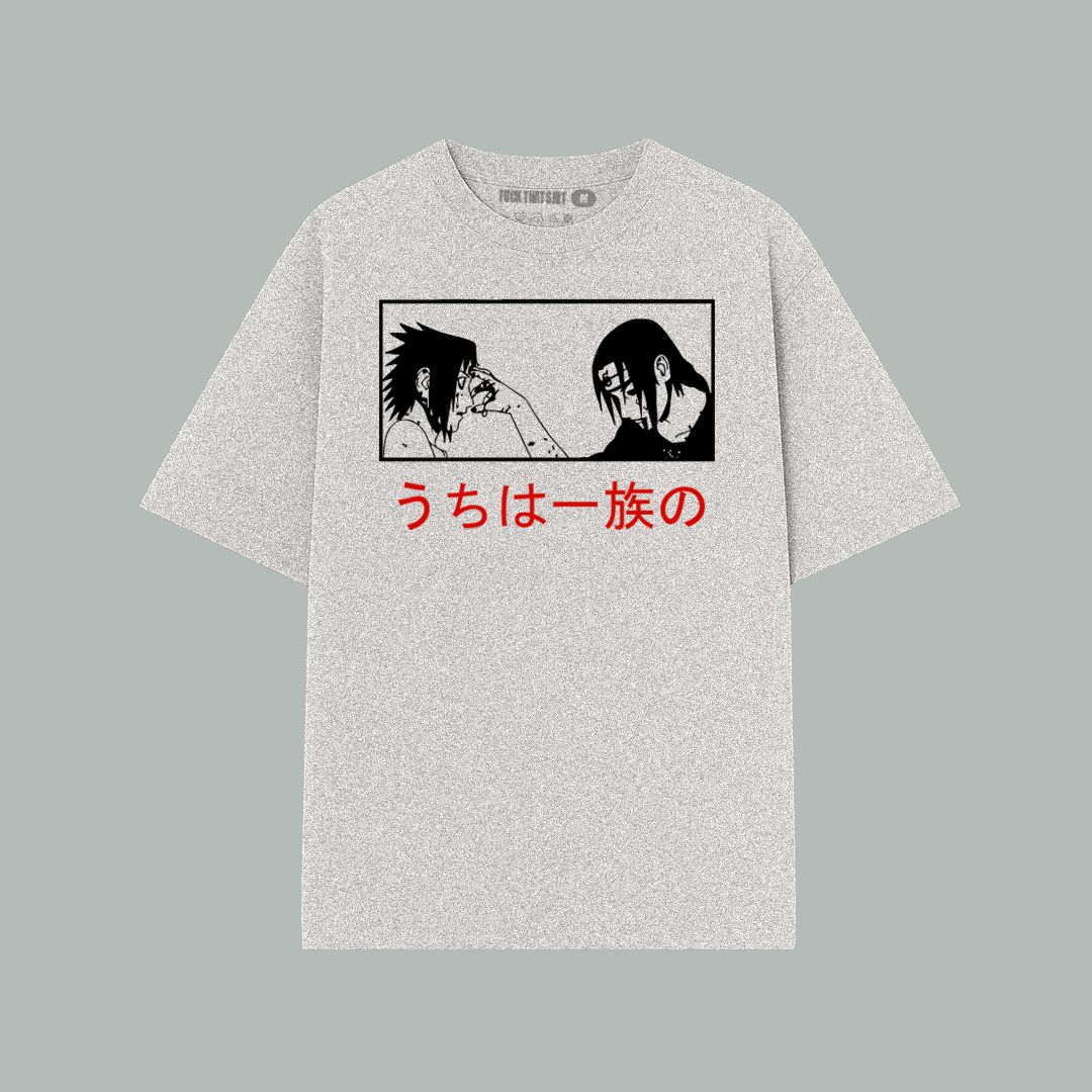 Playera Oversize Sasuke e itachi