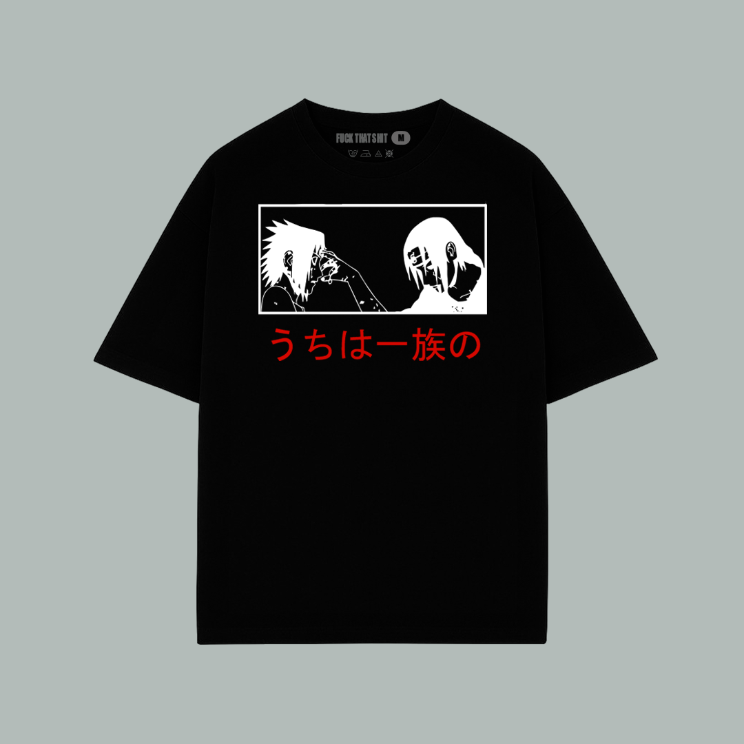 Playera Oversize Sasuke e itachi