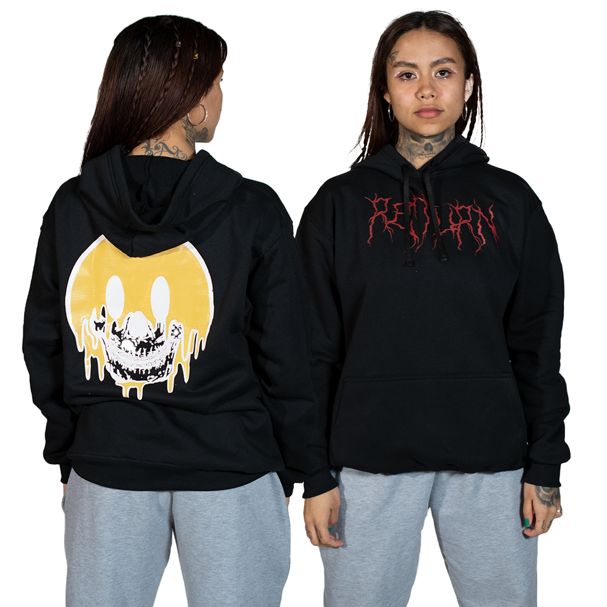 Hoodie Carita Feliz Calavera